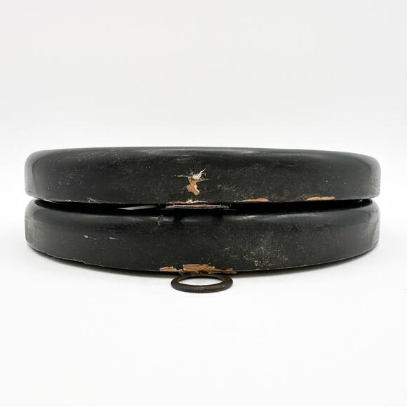 Antique Silhouette Oval Needlepoint Side Profile Portraits Regency Framed Pair - Picture 11 of 13